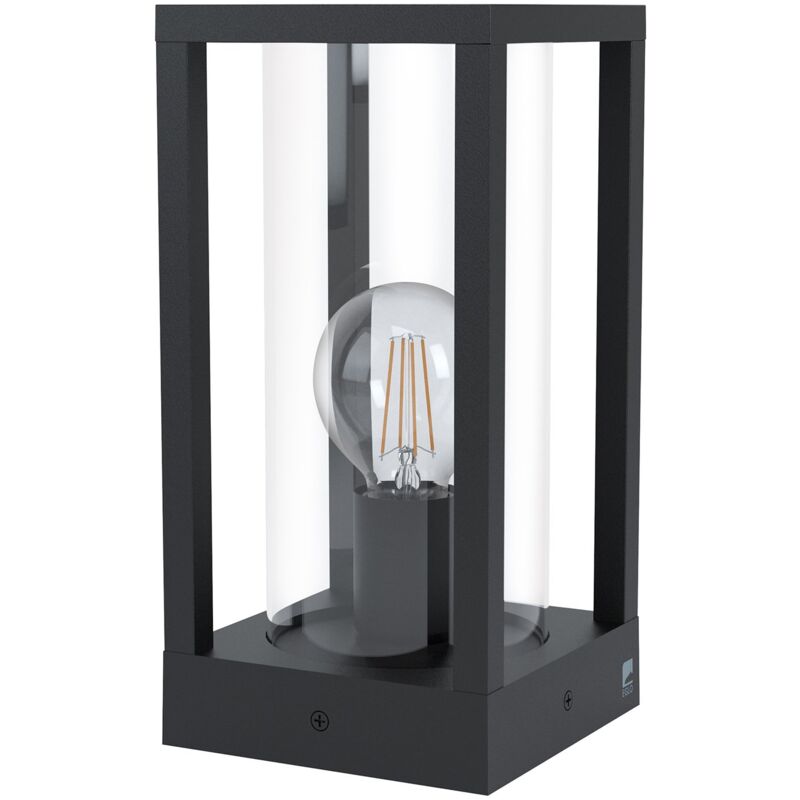 Eglo - Piantana Esterno Contemporaneo Cascinetta Alluminio Nero E27
