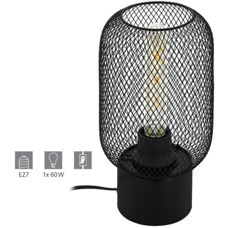 Eglo Lampada da Tavolo 60 W, Nero