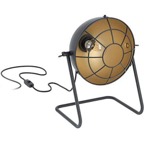 Eglo Lampada da Tavolo, Nero/Oro