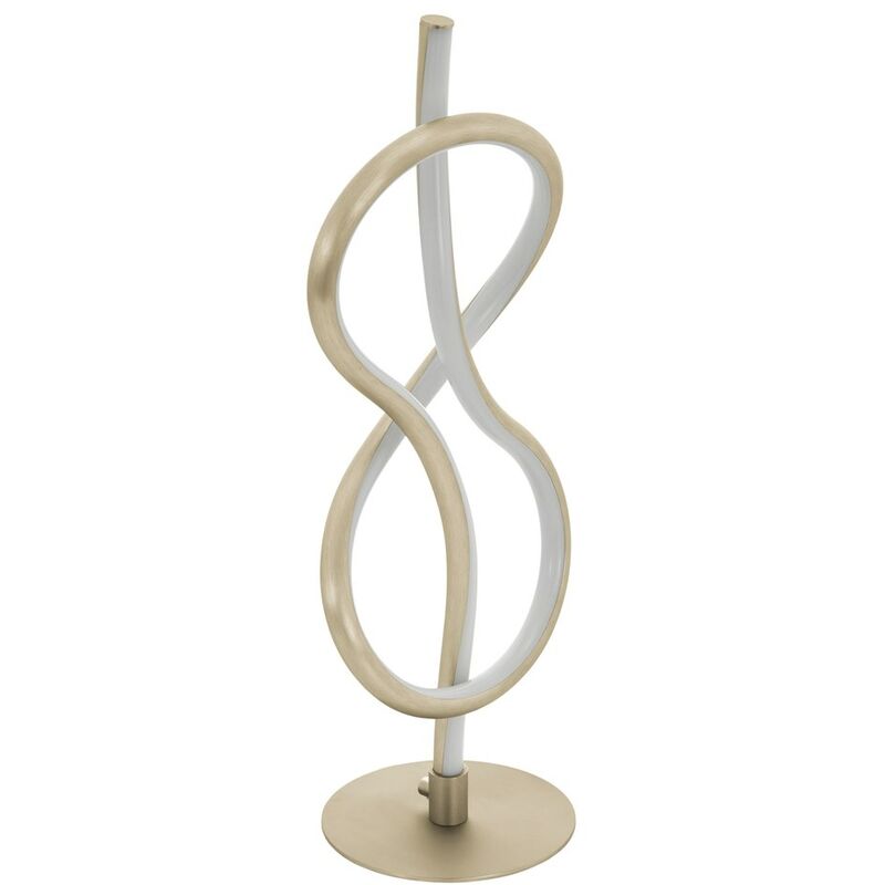 Eglo - lampada da tavolo led novafeltria nichel