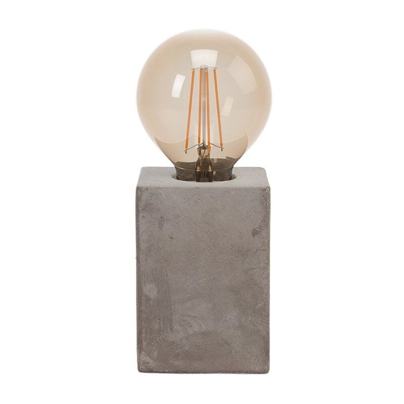 Eglo - Lampada Da Scrivania Contemporanea Prestwick 1 Luce Ceramica Grigio