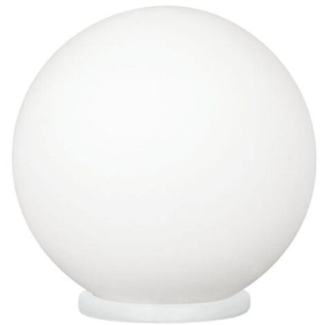 Eglo Lampada da Tavolo Rondo - Bianco Opalescente - 20x20 cm