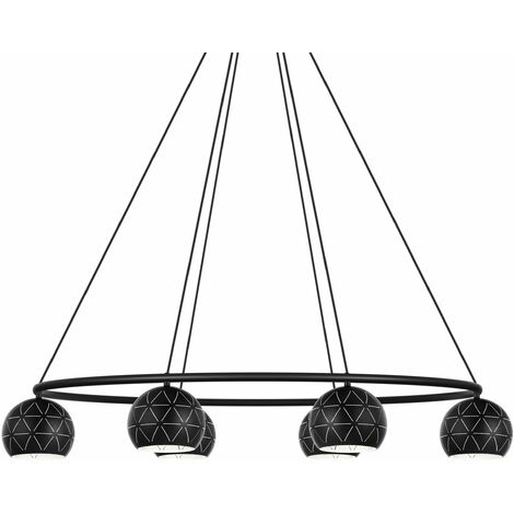 Eglo Lampadario a Sospensione, Nero