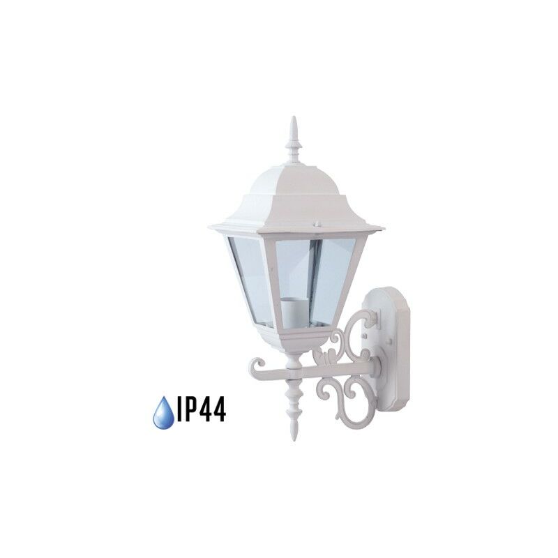 

Farolillo de pared Classic Lite para bombilla LED E27 IP44 Blanco