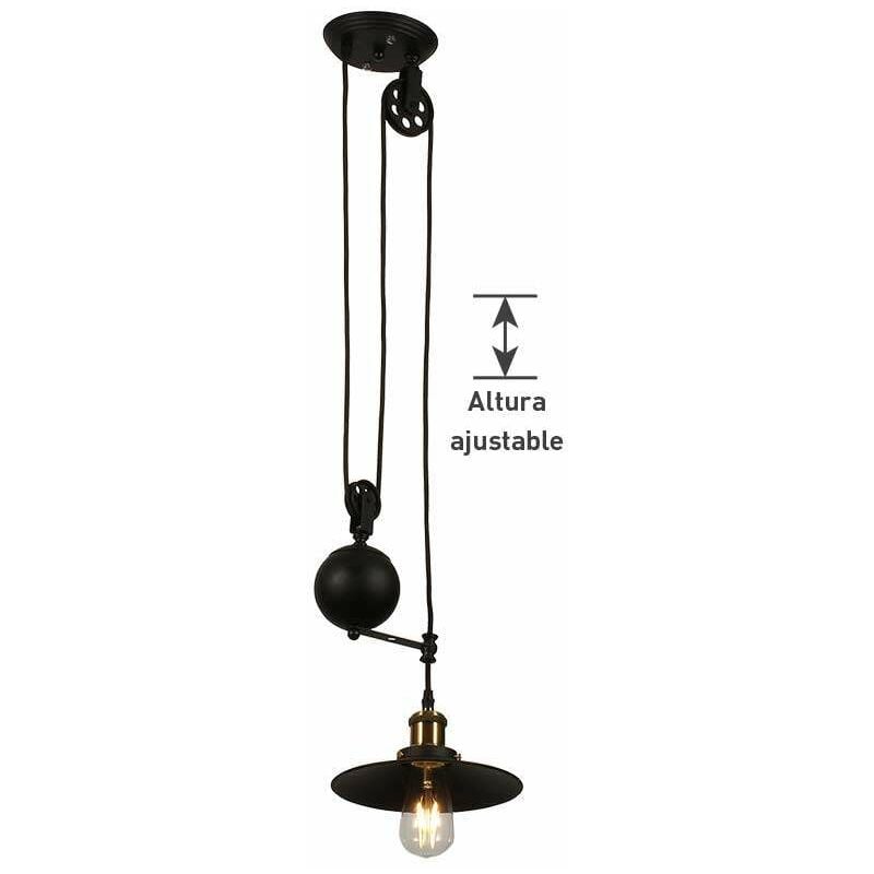 

Lámpara Colgante Serie Metal Polea