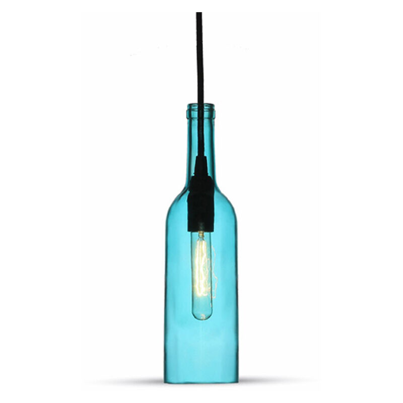 

Colgante botella azul E14 max 60W