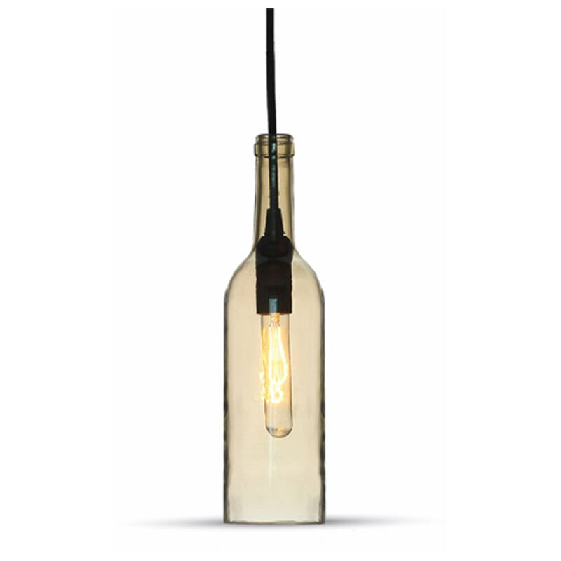 

Colgante botella ambar E14 max 60W