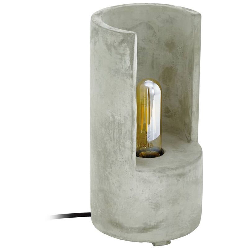 

Eglo - Lámpara de mesa Lynton de hormigón gris 27cm - Gris