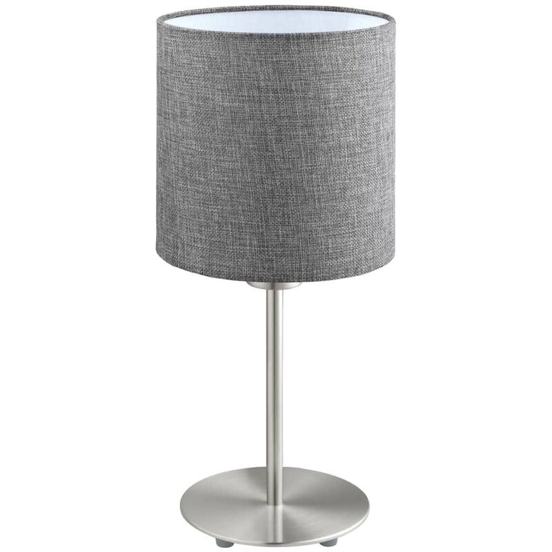 

Lámpara de mesa PASTERI níquel y gris 96376 - Gris - Eglo
