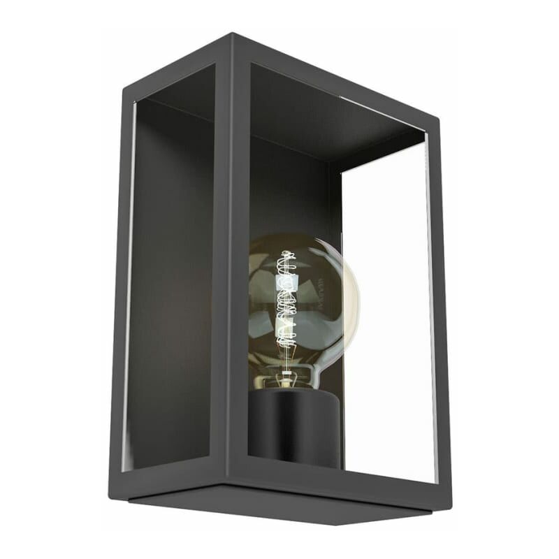 

Lámpara de pared exterior Alamonte 1 negra 94831 - Negro - Eglo