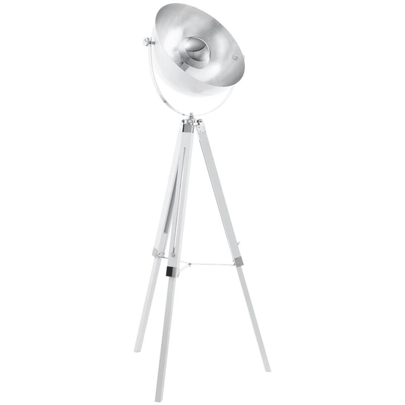 

EGLO Lámpara de pie COVALEDA negro y plateado 49877 - Blanco