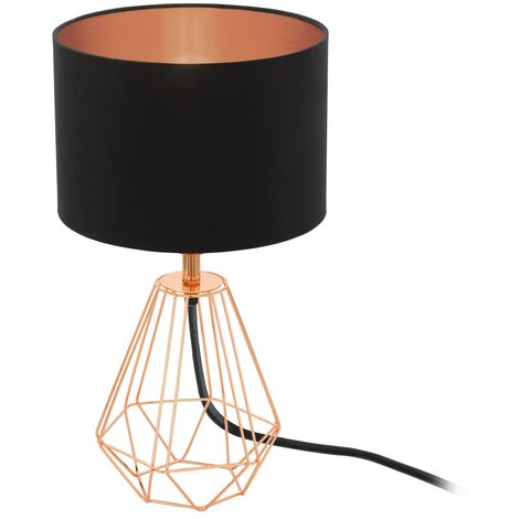 EGLO Lampe de table Carlton 2 Cuivre