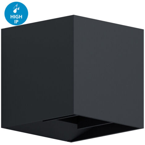 EGLO Lampe murale LED d'extérieur Calpino 2x3,3 W Anthracite