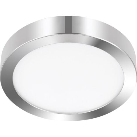 Eglo LED Aufbauleuchte Fueva 5 chrom Ø 28,5 cm neutralweiß Deckenlampen & Kronleuchter
