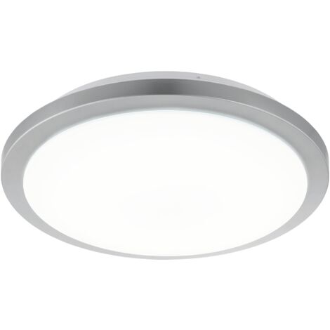 EGLO LED Deckenlampe Competa-ST, 1 flammige Deckenleuchte, Material: Stahl und Kunststoff, Farbe: Silber, weiß, Ø: 77,5 cm, dimmbar, Weißtöne einstellbar