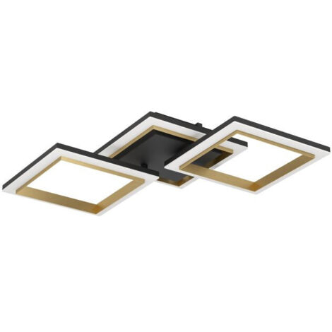 Eglo LED Deckenleuchte Calliera 18,4W, 3000K, ww, dimmbar, 52,5x31cm Deckenlampen & Kronleuchter