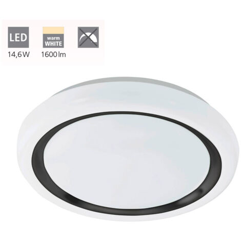 Eglo LED Deckenleuchte Capasso weiß Ø 34 cm Deckenlampen & Kronleuchter