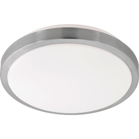 Eglo LED Deckenleuchte Competa 1 nickel-matt Ø 32,5 cm 22 W, warmweiß Deckenlampen & Kronleuchter