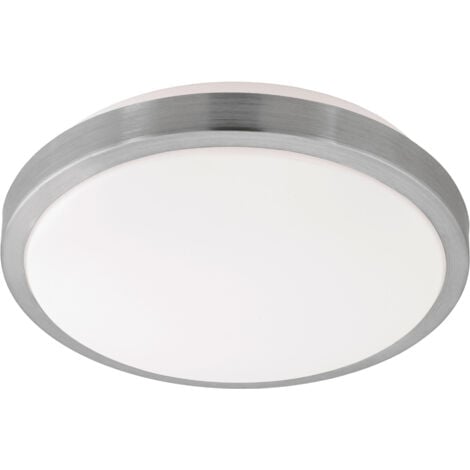 EGLO LED Deckenleuchte Competa 1 nickel-matt Ø 32,5 cm 22 W, warmweiß Deckenleuchte