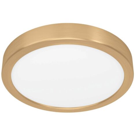 Eglo LED Deckenleuchte Fueva 5 messing Ø 21 cm Deckenlampen & Kronleuchter