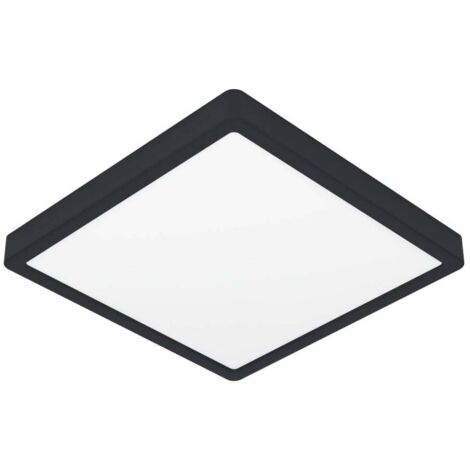 Eglo LED Deckenleuchte Fueva 6 schwarz 29 x 29 cm warmweiß-kaltweiß