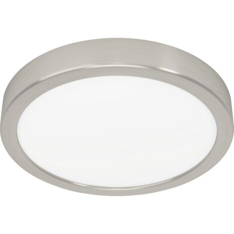 Eglo LED Deckenleuchte Fueva 6-Z nickel matt Ø 21 x 3 cm RGB dimmbar