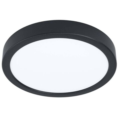 Eglo LED Deckenleuchte Fueva 6-Z schwarz Ø 21 x 3 cm RGB dimmbar
