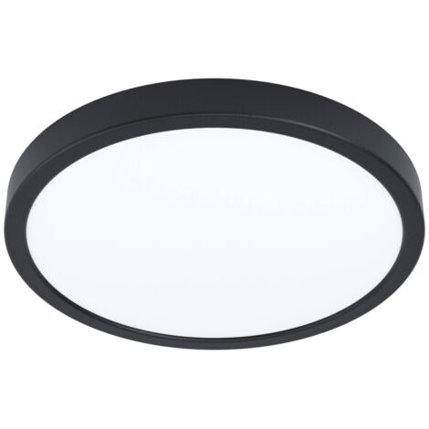 Eglo LED Deckenleuchte Fueva 6-Z schwarz Ø 30 x 3 cm RGB dimmbar
