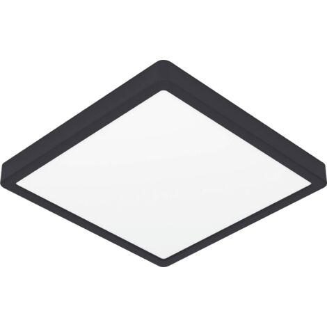 Eglo LED Deckenleuchte Fueva 6-Z schwarz 30 x 30 cm RGB dimmbar