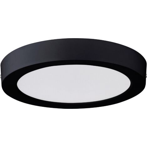 Eglo LED Deckenleuchte Idun-E schwarz Ø 22,5 cm neutralweiß Deckenlampen & Kronleuchter