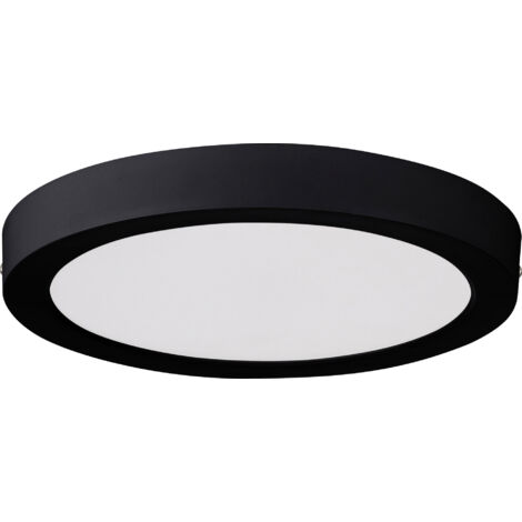 Eglo LED Deckenleuchte Idun-E schwarz Ø 30 cm neutralweiß Deckenlampen & Kronleuchter