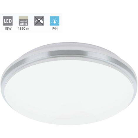 Eglo LED Deckenleuchte Pinetto Ø 34 cm neutralweiß Deckenlampen & Kronleuchter