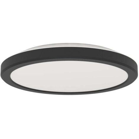 Eglo LED Deckenleuchte Testara-E schwarz Ø 21 cm warmweiß Deckenlampen & Kronleuchter