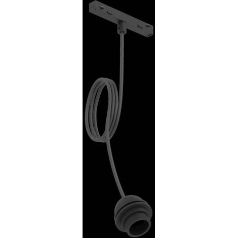 Eglo LED Hängeleuchte EasyT Adapter E27, 1x40W, Kunststoff, schwarz Deckenlampen & Kronleuchter