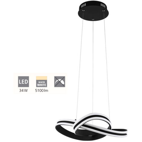 EGLO LED-Hängeleuchte SCHWARZ/WEISS 'CORREDERA' (99249)