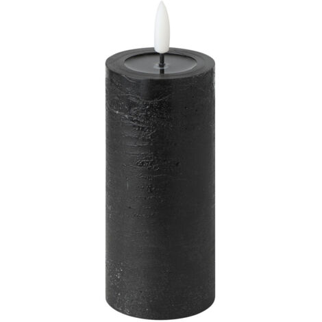 Eglo LED Kerze Leskino warmweiß 12,5 x Ø 5,5 cm schwarz