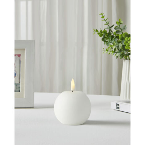 Eglo LED Kerze Leskino warmweiß 8 x Ø 8 cm weiß