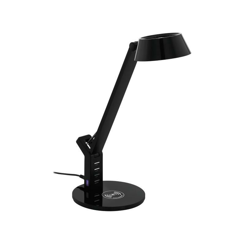 Image of Eglo - Lampada da tavolo led touch dimmerabile con ricarica wireless LED/4,8W/230V nero