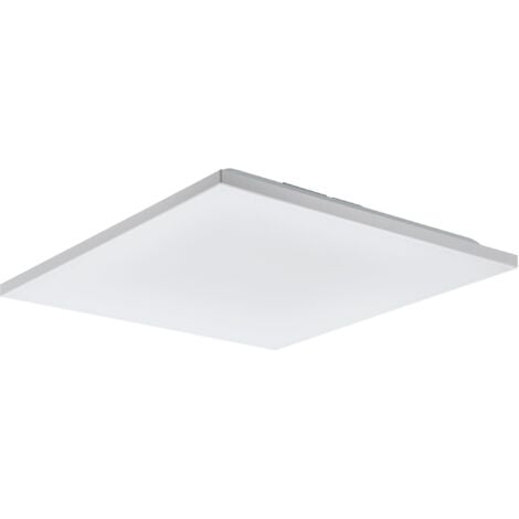 EGLO Calemar-S, Sternenhimmel Deckenlampe, Lampe Decke mit Kristall-Effekt, Deckenleuchte für Küche und Büro, Küchenlampe neutralweiß, Weiß, 100x24 cm