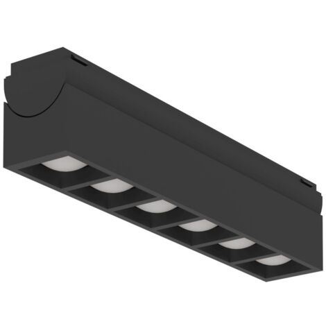 Eglo LED Spot Tplus 6 Lens 6W, Kunststoff schwarz mit Leuchtmittel