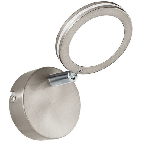EGLO LED-Wandleuchte /1 NICKEL-M/WEISS 'KARYSTOS' (97067)