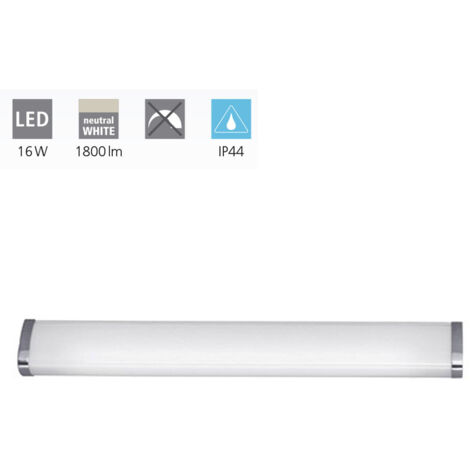 Eglo LED Wandleuchte Gita 2 weiß 60 x 7,5 cm neutralweiß Wandleuchten