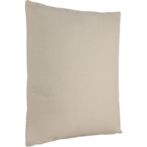 EGLO LIVING Kissen Iles, Couch Zierkissen Basic, Dekokissen aus Polyester und Baumwolle in Beige, Kissenbezug mit Inlett, Sofakissen 50x50 cm