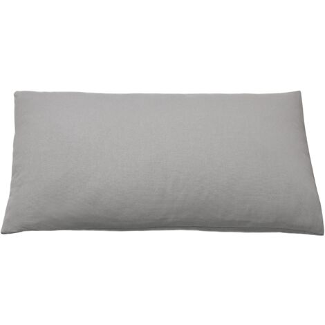 EGLO LIVING Kissen Iles, Couch Zierkissen Basic, Dekokissen aus Polyester und Baumwolle in Grau, Kissenbezug mit Inlett, Sofakissen 50x30 cm