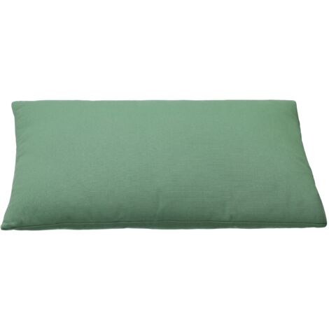 EGLO LIVING Kissen Iles, Couch Zierkissen Basic, Dekokissen aus Polyester und Baumwolle in Grün, Kissenbezug mit Inlett, Sofakissen 50x30 cm