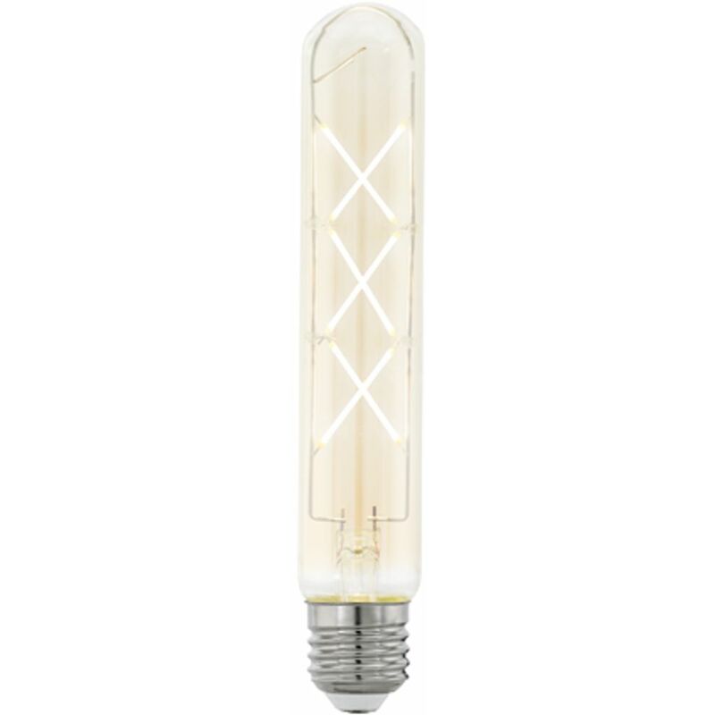 

lámpara LED E27, luz ámbar vintage en forma de tubo, iluminación retro, 4 vatios, equivale a 33 vatios, 360 lúmenes, blanco cálido, 2200 Kelvin,