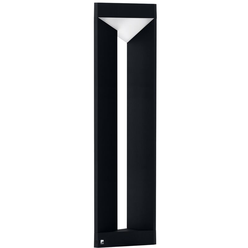 Paletto Esterno Moderno Nembro Alluminio Nero Led
