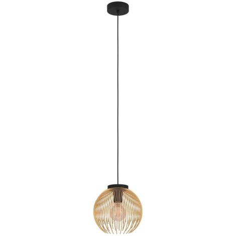 Eglo Pendelleuchte Venezuela gold-schwarz Ø 23,5 cm E27, max. 40 W Deckenlampen & Kronleuchter