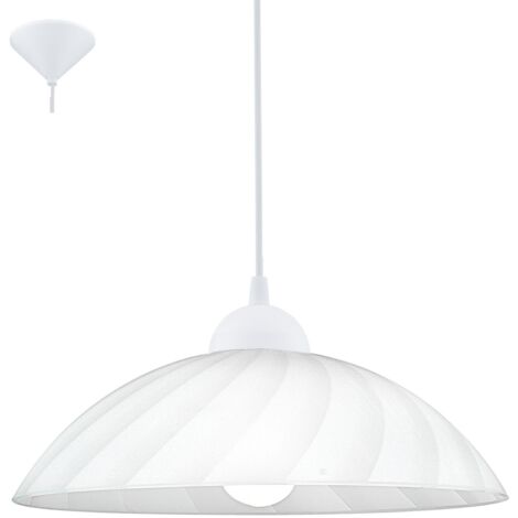 Eglo Pendelleuchte Vetro weiß Ø 35 cm E27, max. 60 W Pendelleuchte