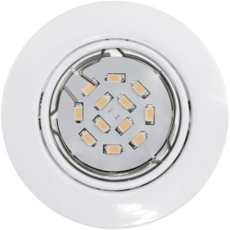 Eglo PENETO Faretto da Incasso 5 W, Argento,  87 mm, set di 3